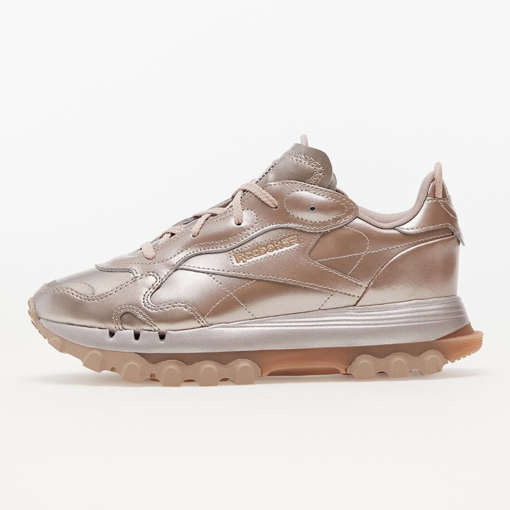 Reebok x Cardi B Women's Classic Leather Rose Gold Shoe Athletic Sneaker #633 - Picture 2 of 7